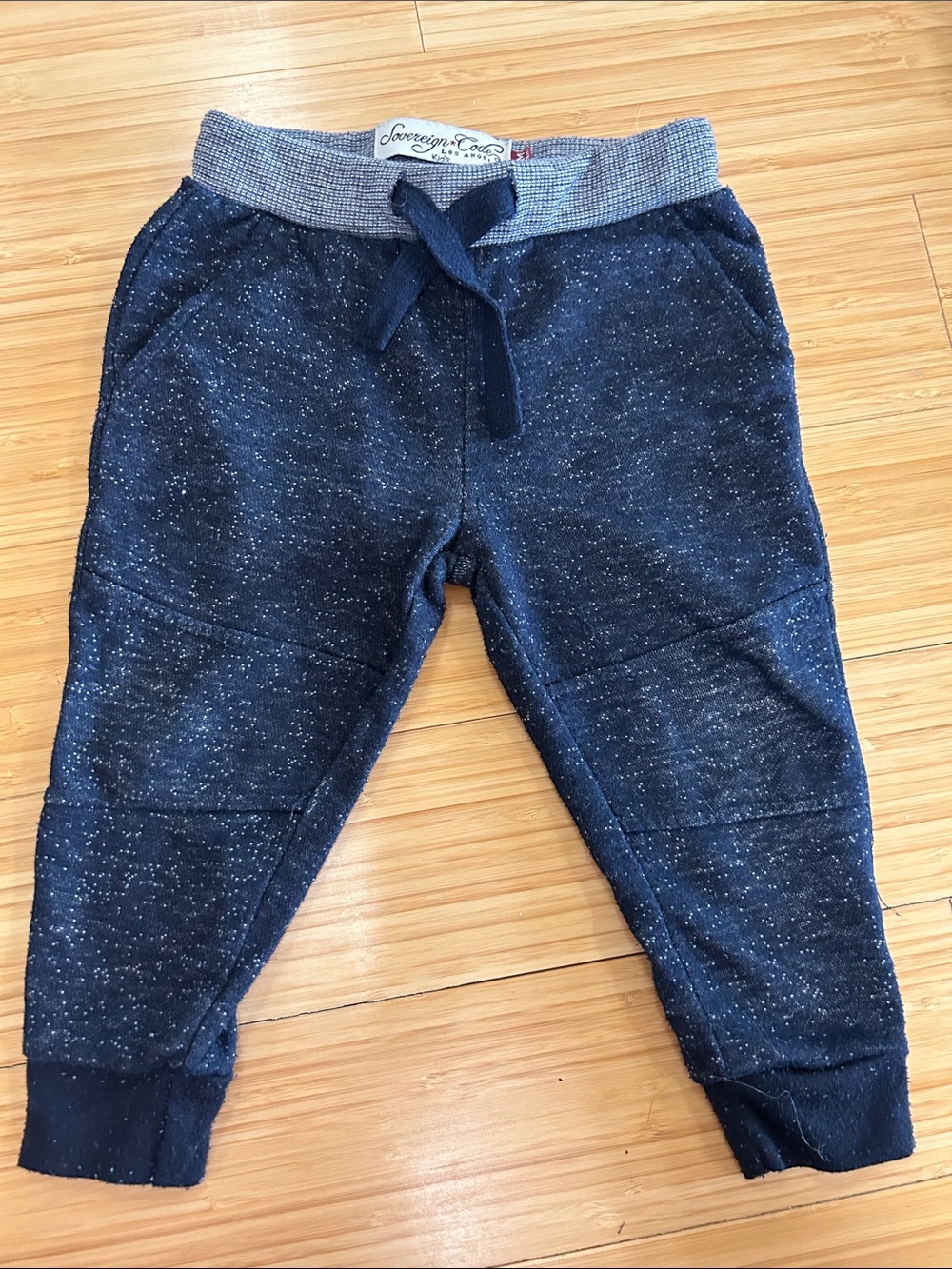 Sovereign Code Kids Navy boys Speckled Jogger Pants 12M